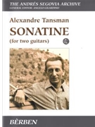 Sonatine For 2 Guitars by Tansman Alexandre for