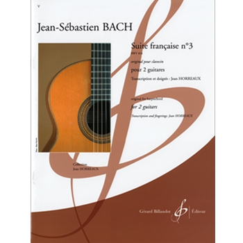 Suite Francaise No. 3 BWV 814 by Bach Johann Sebastian for