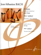 6 Suites Volume 1 - suites 12 Bwv10071008 by Bach Johann Sebastian - Chefson Sabine - for Harp Solo