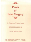 Prayer Of Saint Gregory by Hovhaness Alan for Trumpet and Piano