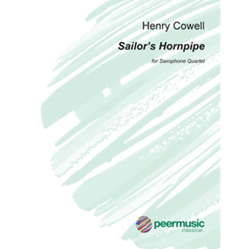Sailor's Hornpipe by Cowell Henry for Saxophone Quartet (AATB)