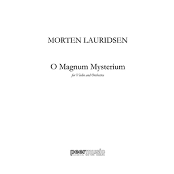 O Magnum Mysterium