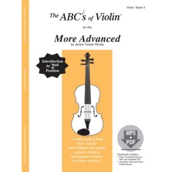 Abc's Of Violin Bk 4 More Advanced by Rhoda Janice Tucker Janice Tucker Rhoda for Violin Method (Book 4)