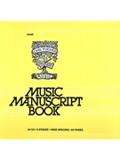 Music Manuscript Book by for