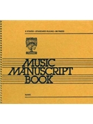 6 Stave Music Manuscript Book by for