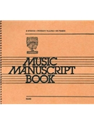 Music Manuscript Book by for