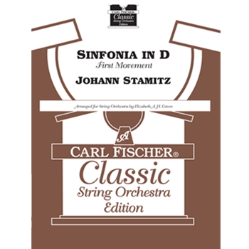 Sinfonia In D by Stamitz - Green - for String Orchestra