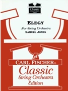 Elegy For String Orchestra by Jones for String Orchestra