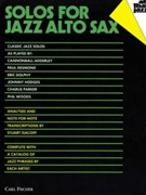 Solos For Jazz Alto Sax by Isacoff Brooks Bowman Dubos for Alto Sax Collection