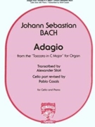 Adagio From Toccata In C Major For Org by Bach Johann Sebastian - Siloti Alexander - for Cello and Piano