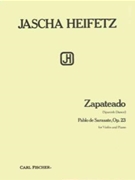 Zapateado Opus 23 by Sarasate Pablo de - Heifetz Jascha - for Violin and Piano