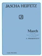 March From Love Of 3 Oranges by Prokofiev Sergei - Heifetz Jascha - for Violin and Piano