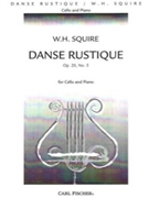 Danse Rustique Opus 20 #5 by Squire William Henr - Fournier Pierre - for Cello and Piano
