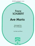 Ave Maria (simplified) by Schubert Franz - Ambrosio - for Violin and Piano