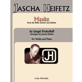 Masks (from Romeo & Juliet) by Prokofiev Sergei - Heifetz Jascha - for Violin and Piano