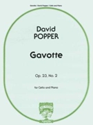 Gavotte #2 In D Opus 23 by Popper David for Cello and Piano