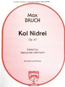 Kol Nidrei Opus 47 by Bruch Max - Lehmann Alexander - for Cello and Piano