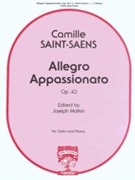 Allegro Appassionato by Saint-Saens Camille - Malkin Joseph - for Cello and Piano