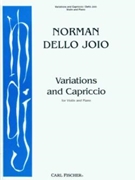 Variations & Capriccio by Dello Joio Norman for Violin and Piano