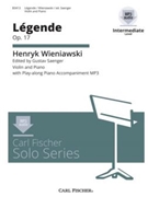 Legende Opus 17 by Wieniawski Henri - Saenger Gustav - for Violin w/ Audio