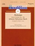 Arioso From Cantata #156 by Bach Johann Sebastian - Isaac Merle J - for Cello and Piano