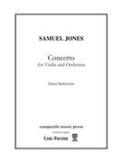 Concerto for Violin and Orchestra by Jones Samuel for