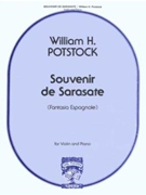 Souvenir De Sarasate by Potstock W for Violin and Piano