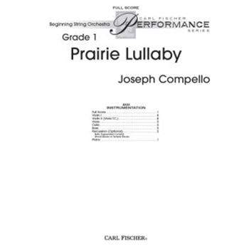 Prairie Lullaby by Compello Joseph for Full Score