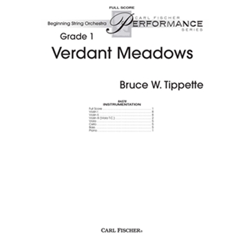 Verdant Meadows by Tippette Bruce W for Full Score