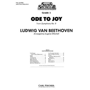 Ode To Joy by Beethoven Ludwig van - Mitchell E - for Full Score
