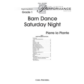 Barn Dance Saturday Night by La Plante Pierre for Full Score