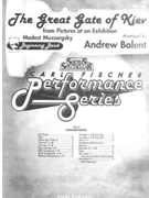 The Great Gate of Kiev by Mussorgsky Modest - Balent Andrew - for