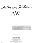 String Quartet by Webern Anton for