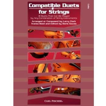 Compatible Duets For Strings by Clark Larry - Clark and Gazda - for Cello