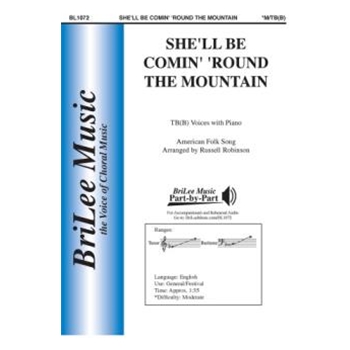 She'll Be Comin' 'Round the Mountain by American Folk Song - Robinson Russell L - for TB(B) and Piano (American Folk Song)