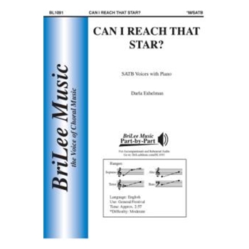 Can I Reach That Star by Eshelman Darla for SATB and Piano