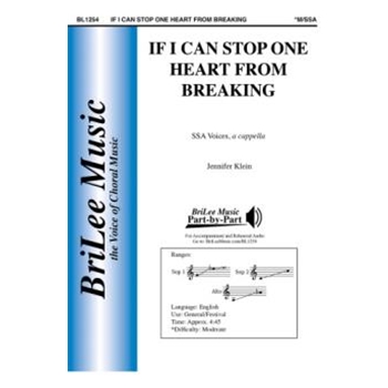 If I Can Stop One Heart from Breaking