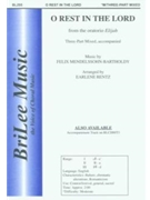 O Rest In The Lord by Mendelssohn Felix - Rentz Earlene - for 3-Part Mixed