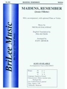 Maidens Remember (Jeune Fillette) by Dalayrac Nicolas - Arthur Judy - for SSA