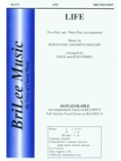 Life by Mozart Wolfgang Amadeus - Perry Dave and Jean - for 2-Part