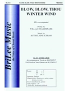 Blow Blow Thou Winter Wind by - Schram Ruth Elaine - for SSA