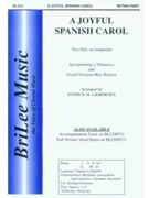 Joyful Spanish Carol by Liebergen Patrick M - Liebergen Patrick M - for 2-Part