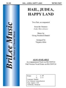 Hail Judea Happy Land by Handel George Frideric - Allen Virginia - for 2-Part