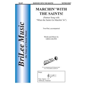 Marchin' With The Saints by Gilpin Greg - Gilpin Greg - for 2-Part
