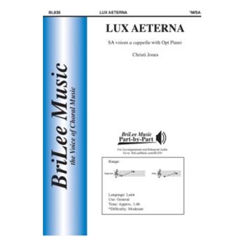 Lux Aeterna by Jones Christi for SA a cappella