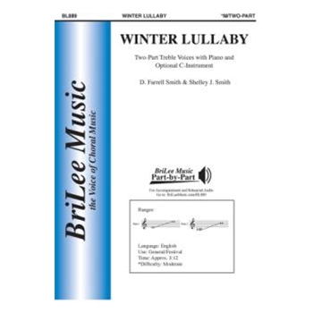 Winter Lullaby by David Smith Shelley Smith for 2-Part and Piano