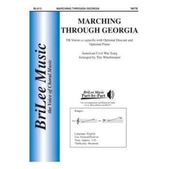 Marching Through Georgia by Meredith James - Winebrenner Tim - for TB a cappella