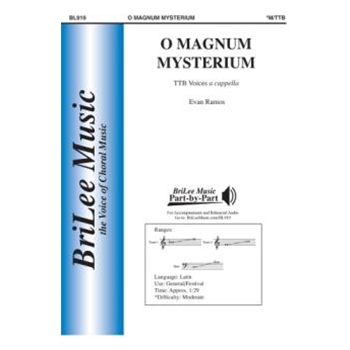 O Magnum Mysterium by Ramos Evan - Caputo Bud - for TTB a cappella