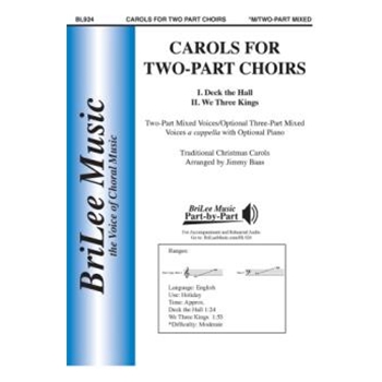 Carols for Two-Part Choirs by - Baas Jimmy - for 2 or 3-Part Mixed