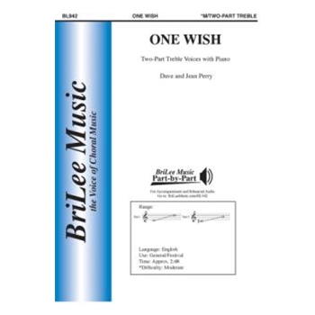 One Wish by Perry Dave and Jean for 2-Part and Piano